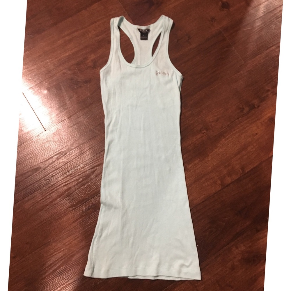 NEVER WORN‼️ Turquoise GUESS Bodycon Dress 👗